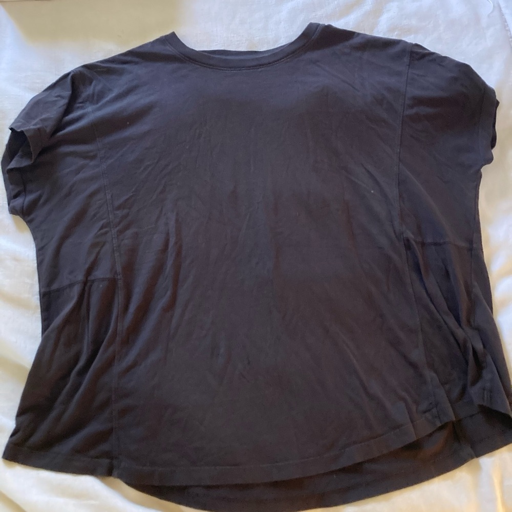 Madewell Classic Women's chocolate brown Short-Sleeve Top- XL